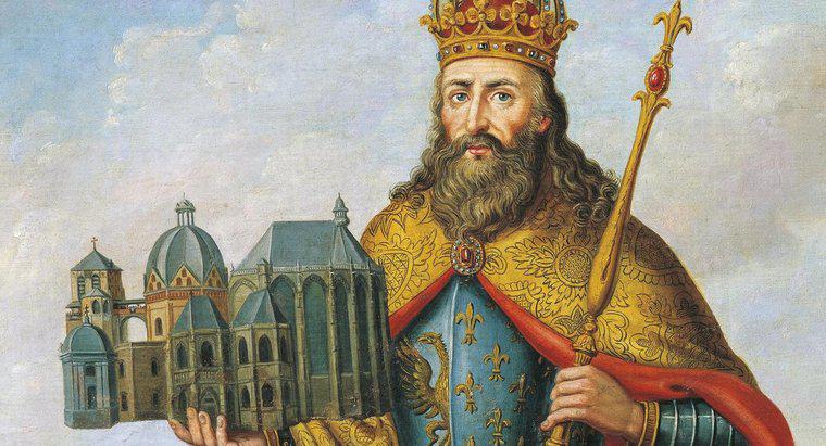 O que aconteceu após a morte de Carlos Magno?