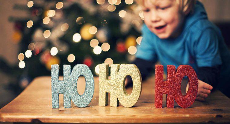 Por que o Papai Noel diz "ho Ho Ho"?