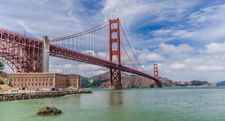 Quais cidades a ponte Golden Gate se conecta?