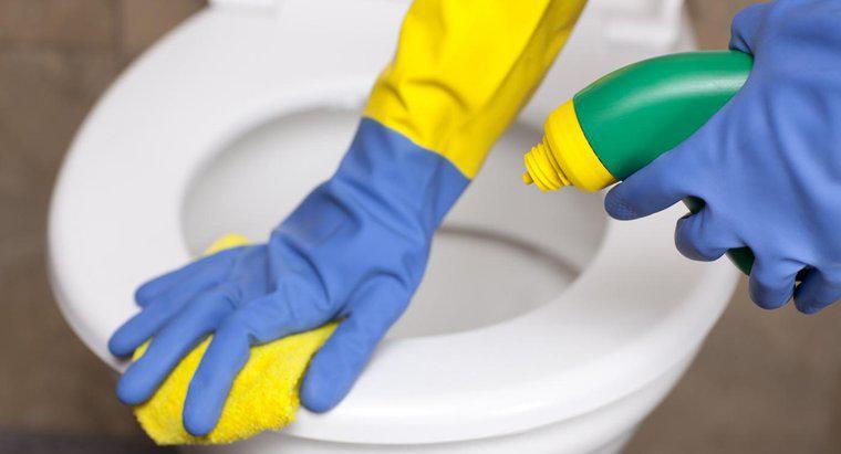 Quais são os ingredientes principais do limpador de vasos sanitários The Works?