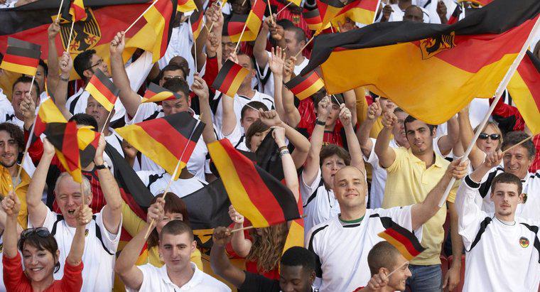 O que representam as cores da bandeira alemã?