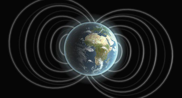 O que causa o campo magnético da Terra?