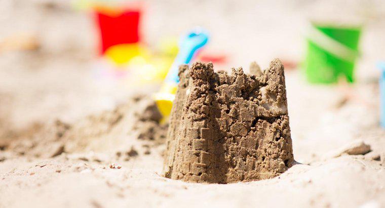 Qual é a densidade da areia?