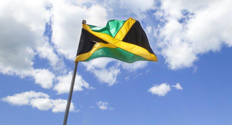 O que significam as cores da bandeira da Jamaica?