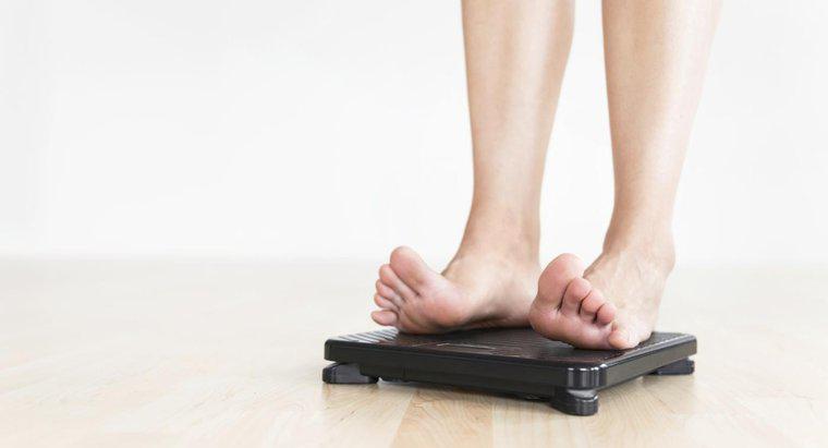 Como você calcula a porcentagem de perda de peso?