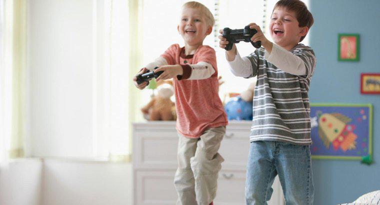 As crianças podem se exercitar bem jogando videogame?