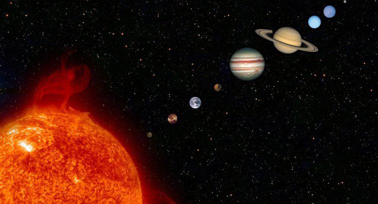 Os planetas viajam ao redor do Sol em um caminho denominado órbita?