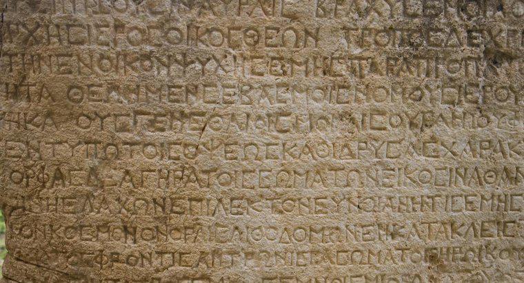 Que língua os gregos antigos falavam?