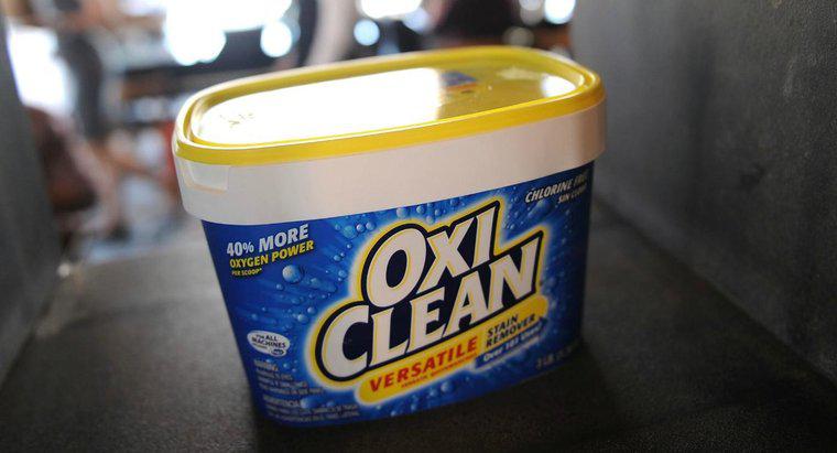 Quais são os ingredientes do OxiClean?