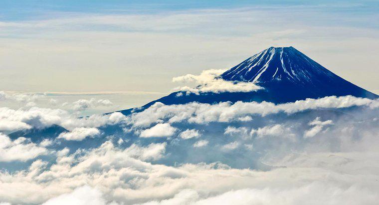 Onde está localizado o Monte Fuji?