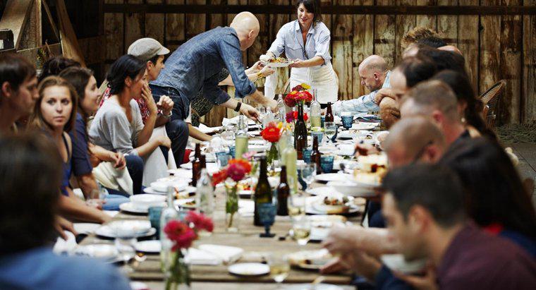 Como os convites para banquetes de uma palavra devem ser feitos?