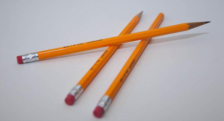 Qual é o comprimento de um lápis não afiado?