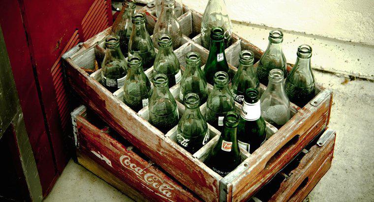 Como posso avaliar garrafas de Coca velhas?