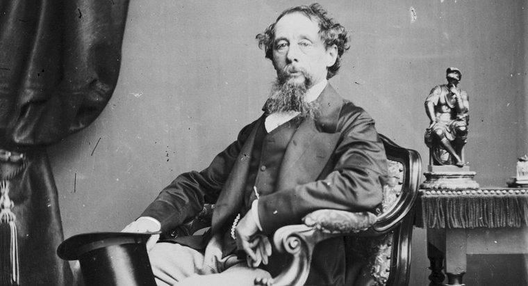 Por que Charles Dickens usa pautas em vez de capítulos?