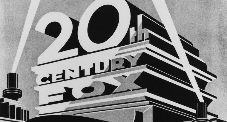 Que fonte foi usada no logotipo da 20th Century Fox?