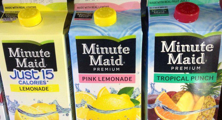 A Minute Maid Lemonade tem cafeína?