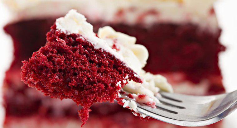 Que sabor é o bolo de veludo vermelho?