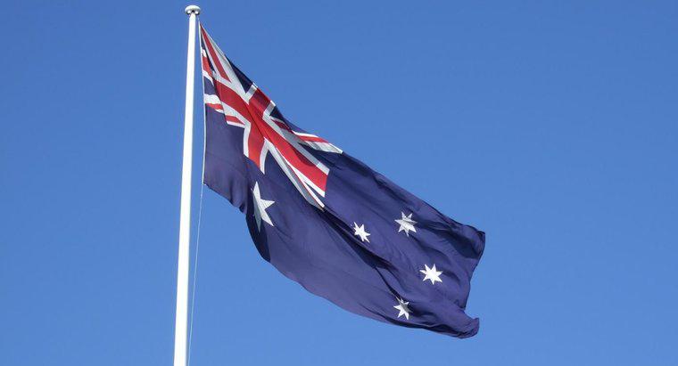 O que a bandeira australiana representa?