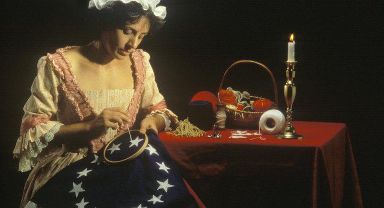O que Betsy Ross fez na guerra revolucionária?