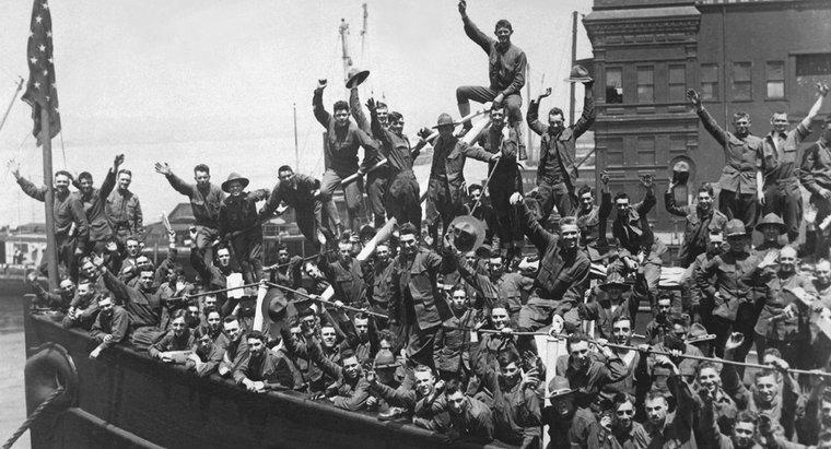 O que causou a entrada dos EUA na Primeira Guerra Mundial?