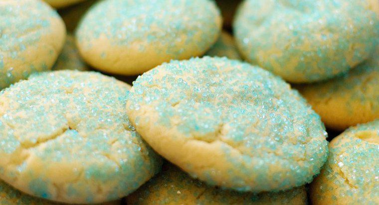 Como você pode fazer biscoitos de açúcar sem usar o fermento em pó?