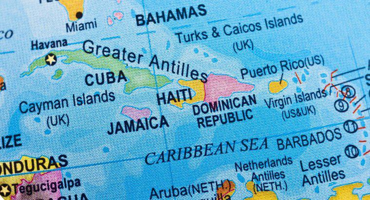 Quantos países existem no Caribe?