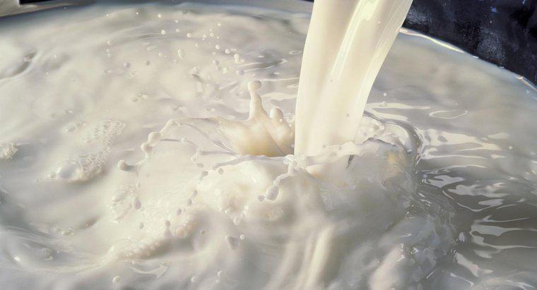 Como você transforma o leite em creme?