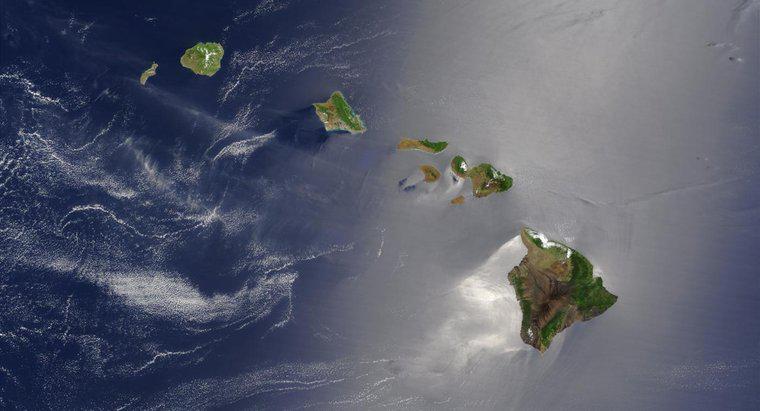 Quais são os nomes das oito ilhas havaianas?