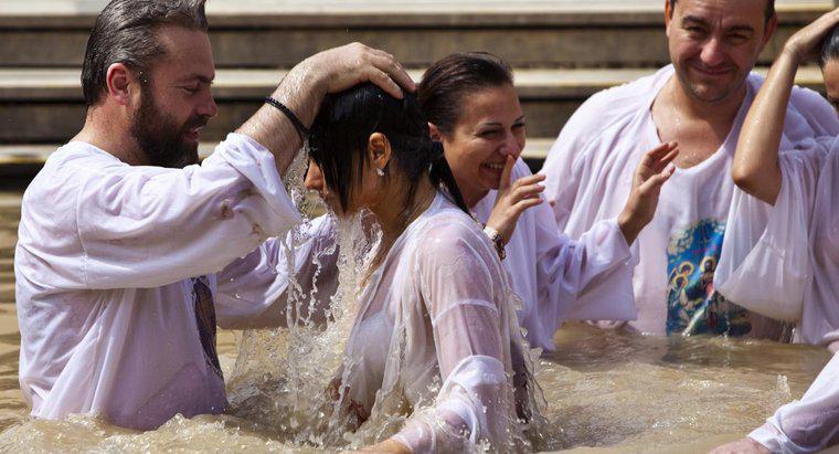 O que é um batismo de adulto?