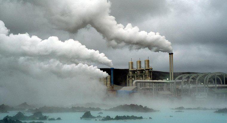 O que é poluição industrial?