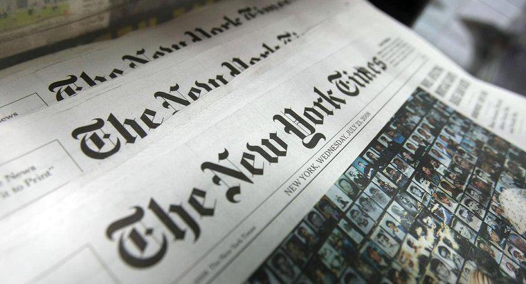 Que fonte o The New York Times usa?