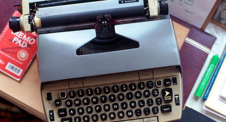 Como você avalia o valor de uma velha máquina de escrever?
