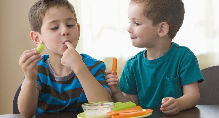 O que são lanches saudáveis ​​para crianças em idade pré-escolar?