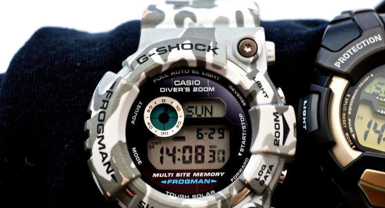 Como definir a hora em um relógio Casio G-Shock