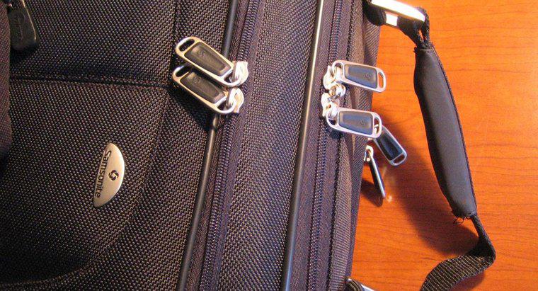 Como você reinicia uma fechadura de combinação de bagagem Samsonite?