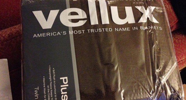 O que são cobertores Vellux?
