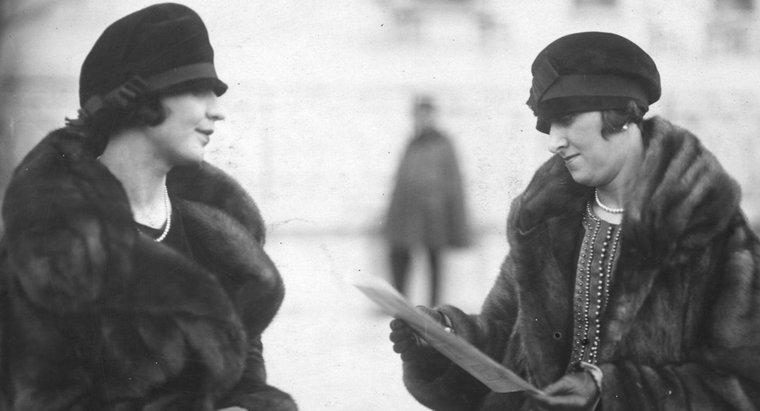 Como as mulheres eram tratadas na década de 1920?