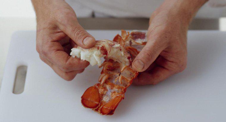 Como você cozinha um rabo de lagosta?