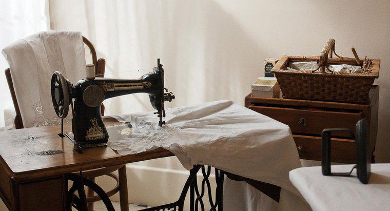 Como você pode determinar o valor de uma velha máquina de costura?