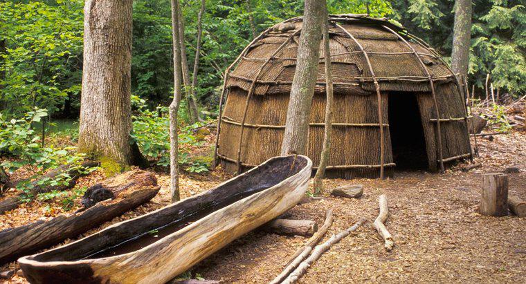 Como era o clima na área onde os iroqueses viviam?