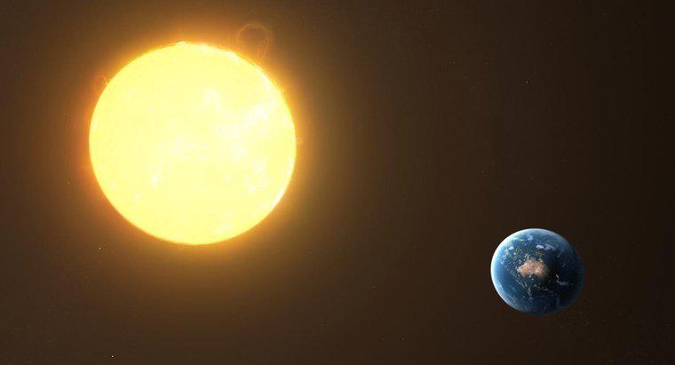 A que distância está a Terra do Sol?