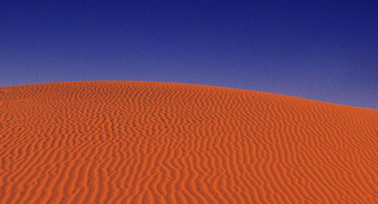 Quais são as maiores dunas de areia?