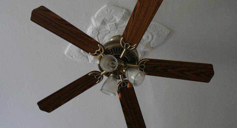 Como você lubrifica um ventilador de teto?