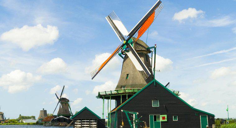 Quais são os diferentes tipos de moinhos de vento?