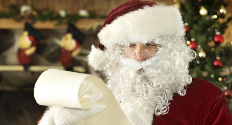 Qual é a história da lista das impertinentes ou agradáveis ​​do Papai Noel?