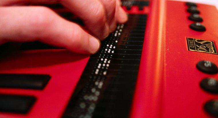 O que é um teclado Braille?