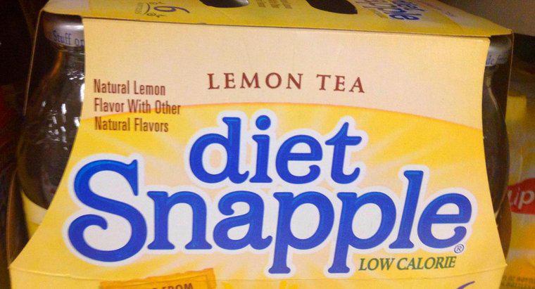 A dieta Snapple contém cafeína?