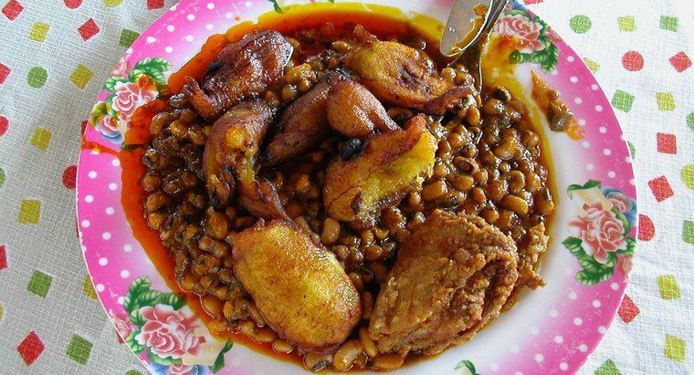 O que as pessoas comem em Gana?