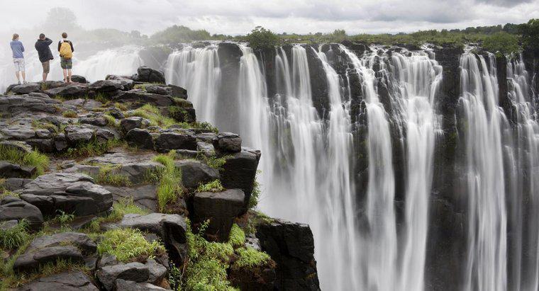 Em que país se localiza Victoria Falls?