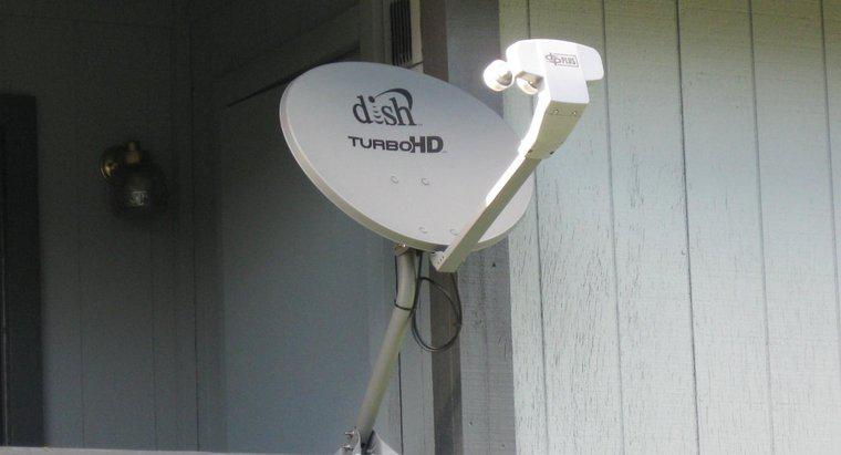 Onde você aponta a antena parabólica Dish Network?